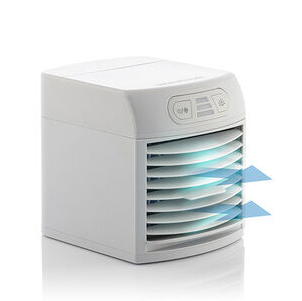 Draagbare mini-airconditioner met stoom - LED-licht - Freezy Q