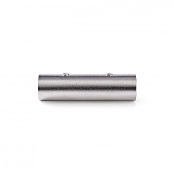 XLR-adapter | XLR 3-pins mannelijk | XLR 3-pins mannelijk | Vernikkeld | Gewoon | Metaal | Zilver | 10 stuks. | Plastieken zak