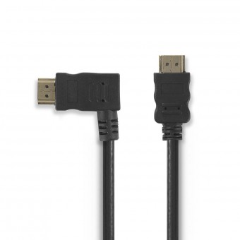 High Speed ​​HDMI™-kabel met Ethernet | HDMI™-connector | HDMI™-connector | 4K@30Hz | 10,2 Gbps | 1.50m | Ronde | Pvc | Zwart | Blaren