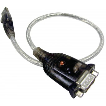 Usb 2.0 Kabel USB A Male - DB9 Male 0,35 m Grijs