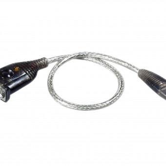 Usb 2.0 Kabel USB A Male - D-SUB 9-Pin Male Rond 100 cm Zilver