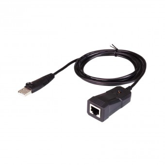 Usb 2.0 Adapter Recht USB Type A - RJ45 Zwart