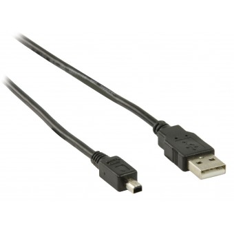 Usb 2.0 Kabel USB A Male - Mitsumi 4-Pin Male 2.00 m Zwart