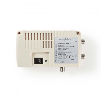 Antenne Versterker CATV | 40-862 MHz | Verlies van insertie: -5 dB | 75 ohm | ABS| Wit