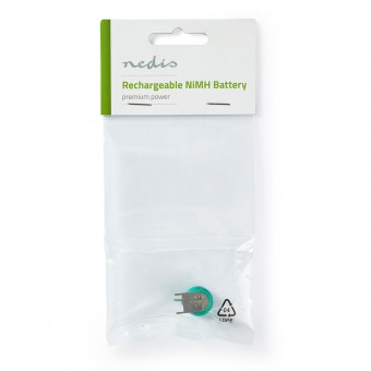 Oplaadbare Ni-MH-batterij | 2,4 V| 80mAh | Soldeerkraan | 1-Poly zak