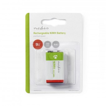 Oplaadbare Ni-MH batterij E-Block | 8,40 V | 250mAh | Voorgeladen | 1-blister | E-blok | Groen rood