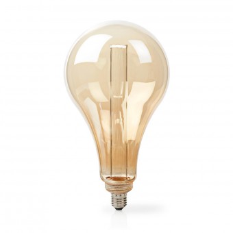 LED-lamp E27 | PS165 | 3,5 Watt| 120 lumen | 1800 K| Met goudrode finish | Retro-stijl | Aantal lampen in de verpakking: 1 st.