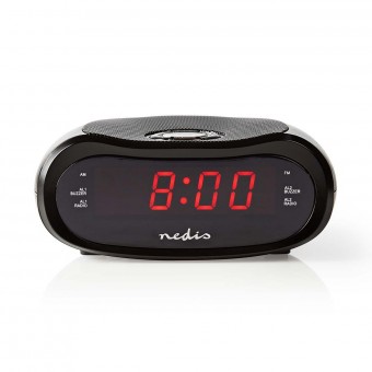 Digitale wekkerradio | LED-display | Am / FM | Snooze-functie | Slaaptimer | Aantal alarmen: 2 | Zwart