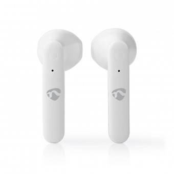 Volledig draadloze hoofdtelefoon | Bluetooth® | Maximale batterijduur: 2,5 uur | Aanraakbediening | Oplaadhouder | Ingebouwde microfoon | Ondersteunt spraakbesturing | Wit
