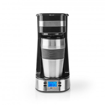 Koffiezetapparaat | Maximale inhoud: 0,4 l | Aantal kopjes tegelijk: 1 | Schakeltimer | Zwart zilver