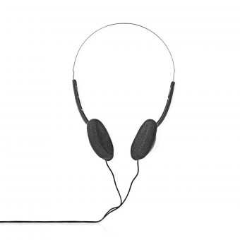 Bedrade on-ear hoofdtelefoon | 3,5mm | Kabellengte: 1,20 m | Zwart