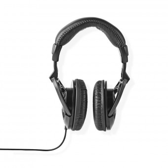 Over-ear bedrade hoofdtelefoon | Kabellengte: 2,50 m | Volumeregeling | Zwart