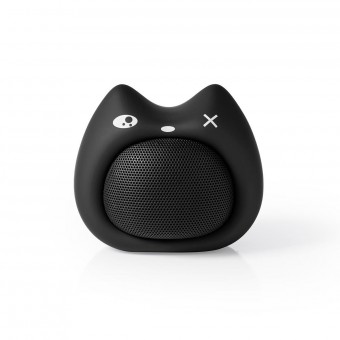 Bluetooth®-luidspreker | Maximale batterijduur: 3 uur | Handheld-ontwerp | 9 W| Mono | Ingebouwde microfoon | Koppelbaar | Kelly Kitten van Animatick | Zwart