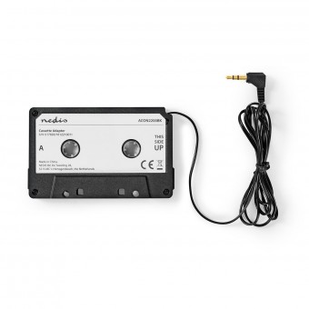 Car Audio Aux Cassette Adapter | 3,5 mm | Kabellengte: 1,00 m | zwart