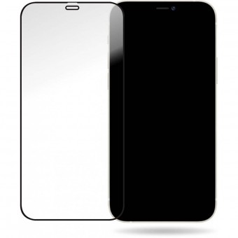 Glazen Screenprotector - Zwart Frame - Apple iPhone 12/12 Pro 