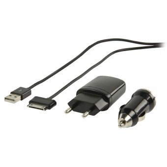 Wandlader 1-Uitgang 1.0 A 1.0 A USB Zwart
