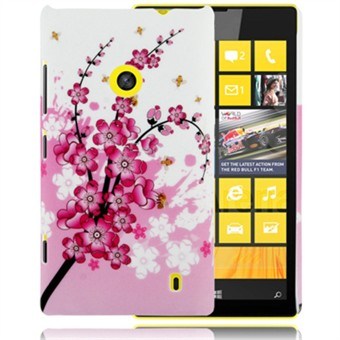 Motief Plastic Cover Lumia 520 (Bloem)