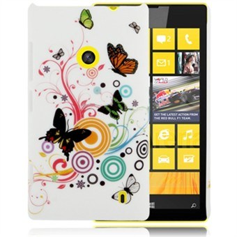 Motief plastic hoes Lumia 520 (vlinder)