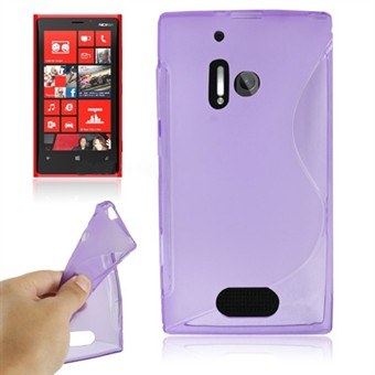 S-Line Siliconen Cover Lumia 928 (Paars)