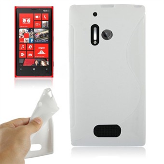 S-Line siliconen hoes Lumia 928 (wit)
