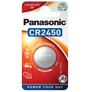 Panasonic CR2450 Lithium Knoopcel - 1 st