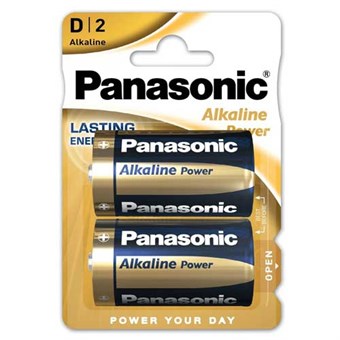 Panasonic Alkaline Power D Batterijen - 2 stuks