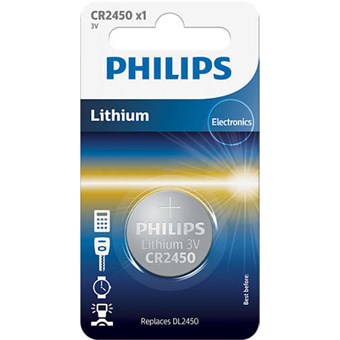 Philips CR2450 Lithium Knoopcel - 1 st