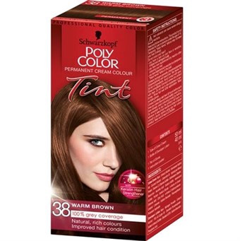 Schwarzkopf Poly Color - Permanente Crème Kleur - Warm Bruin 38