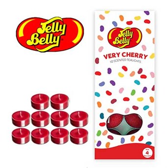 Jelly Belly - Theelichtjes - Theelichtjes - Verry Cherry - 10 st.