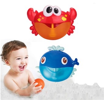Muzikale automatische zeepbelgadget voor in de badkuip - Incl. 12 Kinderliedjes - Meisje / Rood