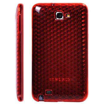 Samsung Note siliconen hoes (rood)