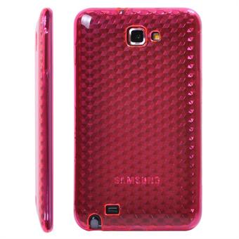 Samsung Note siliconen hoes (roze)
