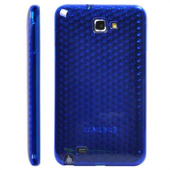 Samsung Note siliconen hoes (blauw)