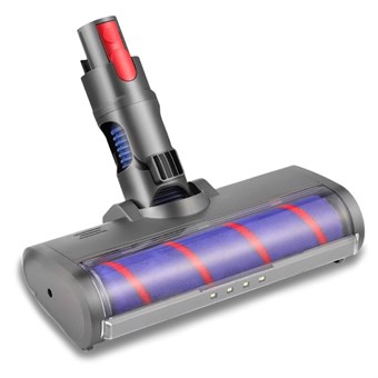 Dyson - Mondstuk met zachte rollen met LED-licht compatibel voor Dyson V7/V8/V10/V11