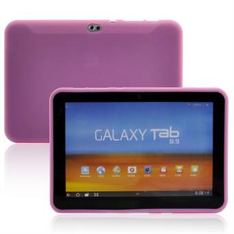 Samsung Galaxy Tab 8.9 zachte siliconen hoes (roze)