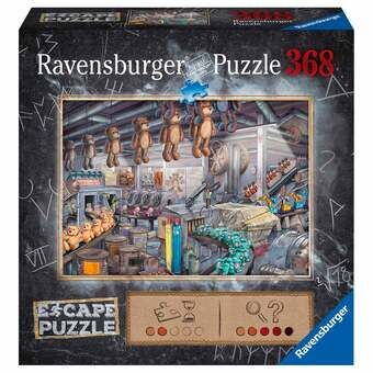 Ravensburger escape room puzzel - speelgoedfabriek, 368 st.