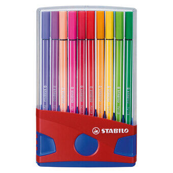 Stabilo pen 68 kleur parade rood, 20 st.
