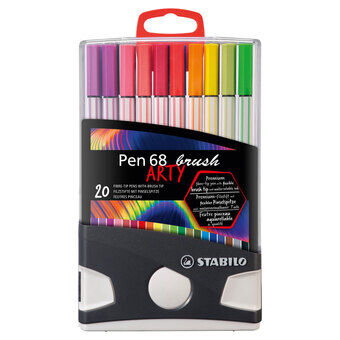 Stabilo pen 68 penseel arty colorparade, 20 st.