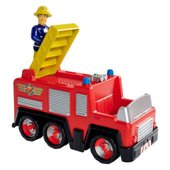 Brandweerman Sam Jupiter brandweerwagen met Sam figuur
