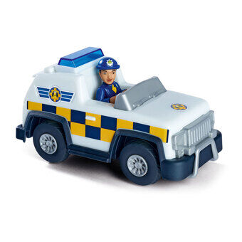 Brandweerman sam politie 4x4 jeep met speelgoedfiguur