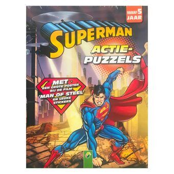 Superman actiebrieven puzzel, doolhoven activiteitenboek
