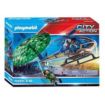 Playmobil City Action Politiehelikopter - Parachute Achterdeur