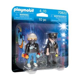 Playmobil City Action Duopack Politieman en Spuiter - 708