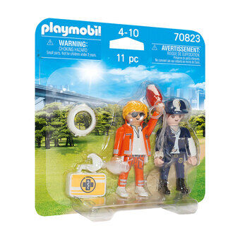 Playmobil City Life Duopack Noodarts en Politievrouw - 70