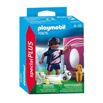 Playmobil Speciale Voetballer met Doelmuur - 70875