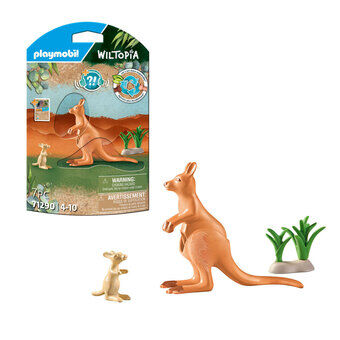 PLAYMOBIL wiltopia kangoeroe met jong - 71290
