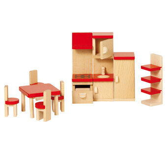 Goki poppenhuis meubels keuken