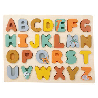 Little foot - houten alfabet Safari