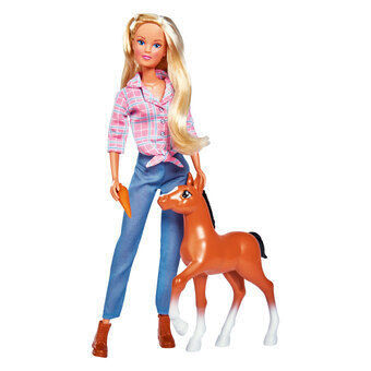 Steffi houdt van kleine paardenpop