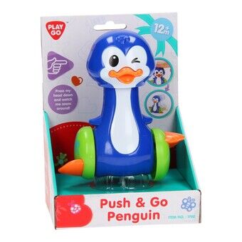 Speel push & go-pinguïn